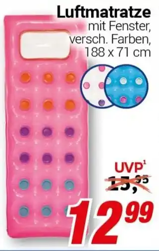 CENTERSHOP Luftmatratze Angebot