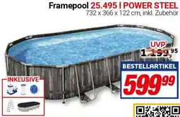 CENTERSHOP Bestway Framepool 25.495 I POWER STEEL Angebot