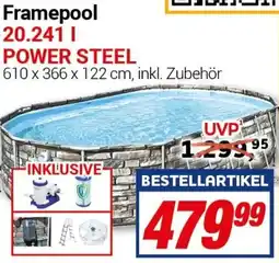 CENTERSHOP Bestway Framepool 20.241 l POWER STEEL Angebot
