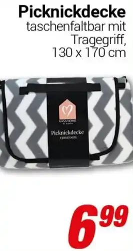 CENTERSHOP Picknickdecke Angebot
