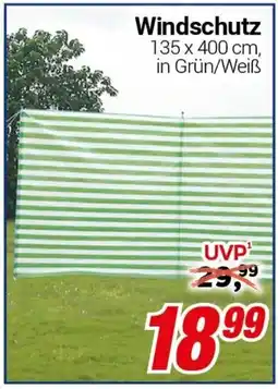 CENTERSHOP Windschutz Angebot