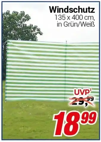 CENTERSHOP Windschutz Angebot