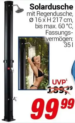 CENTERSHOP Solardusche Angebot