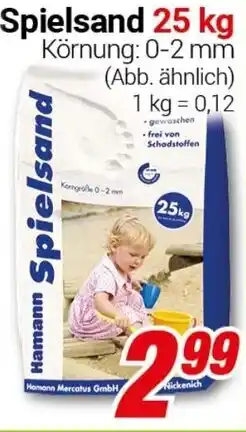 CENTERSHOP Spielsand Angebot