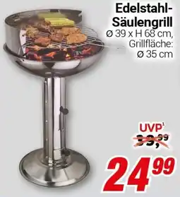 CENTERSHOP Edelstahl Säulengrill Angebot