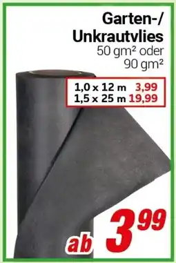 CENTERSHOP Garten-/ Unkrautvlies Angebot