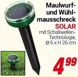 CENTERSHOP Maulwurf- und Wühlmausschreck SOLAR Angebot