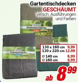 CENTERSHOP Gartentischdecken GESCHÄUMT Angebot