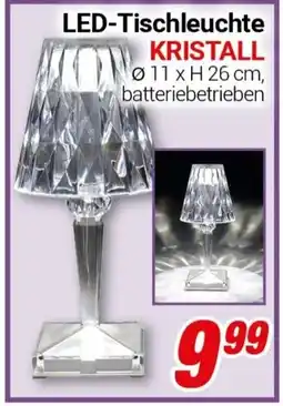 CENTERSHOP LED-Tischleuchte KRISTALL Angebot