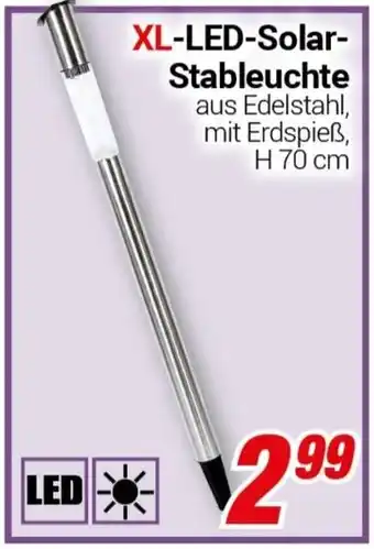 CENTERSHOP XL-LED-Solar Stableuchte Angebot