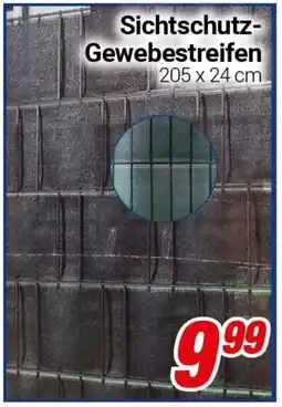 CENTERSHOP Sichtschutz Gewebestreifen Angebot