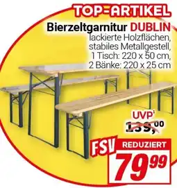 CENTERSHOP Bierzeltgarnitur DUBLIN Angebot