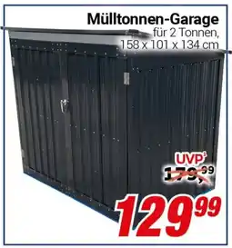 CENTERSHOP Mülltonnen-Garage Angebot