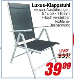 CENTERSHOP Luxus-Klappstuhl Angebot