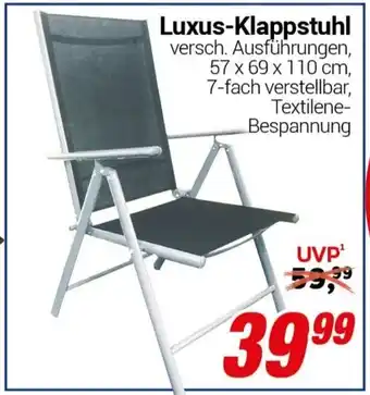 CENTERSHOP Luxus-Klappstuhl Angebot