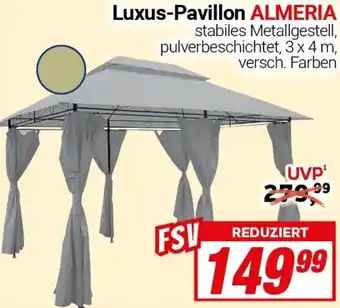 CENTERSHOP Luxus-Pavillon ALMERIA Angebot