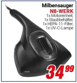CENTERSHOP Milbensauger N8-WERK Angebot