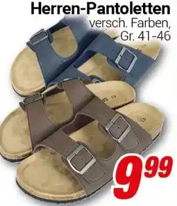 CENTERSHOP Herren-Pantoletten Angebot