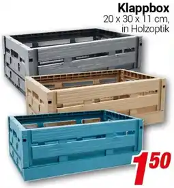 CENTERSHOP Klappbox Angebot