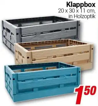 CENTERSHOP Klappbox Angebot