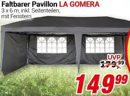 CENTERSHOP Faltbarer Pavillon LA GOMERA Angebot