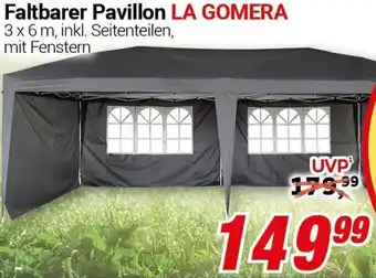 CENTERSHOP Faltbarer Pavillon LA GOMERA Angebot