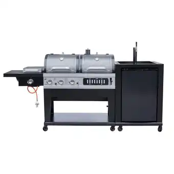 Netto Marken-Discount El Fuego Kombigrill 3-in-1 mit Bierkühler und Zapfanlage Angebot