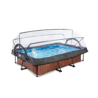 Netto Marken-Discount EXIT Frame Pool 220x150x65cm mit Filterpumpe und Abdeckung, versch. Ausführungen Angebot