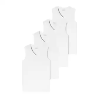 Netto Marken-Discount Schiesser Herren Tanktop 95/5 4er Pack Angebot