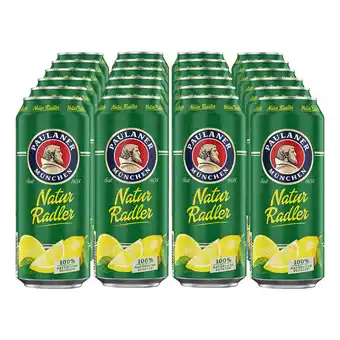 Netto Marken-Discount Paulaner Natur Radler 2,5 % vol 0,5 Liter Dose, 24er Pack Angebot