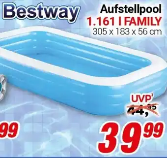 CENTERSHOP Bestway Aufstellpool 1.161 I FAMILY Angebot