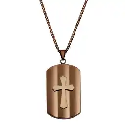 Netto Marken-Discount Zeeme Stainless Steel Anhänger mit Kette Edelstahl Kreuz Angebot