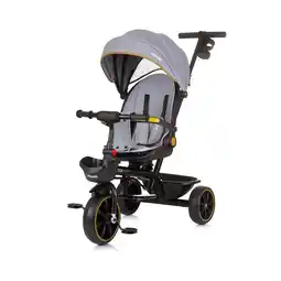 Netto Marken-Discount Chipolino Tricycle Max Sport 2 in 1, Dreirad, Becherhalter, Sitz umkehrbar, Korb hellgrau Angebot