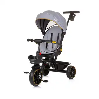 Netto Marken-Discount Chipolino Tricycle Max Sport 2 in 1, Dreirad, Becherhalter, Sitz umkehrbar, Korb hellgrau Angebot