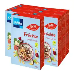 Netto Marken-Discount Kölln Knusper Früchte ohne Zucker Müsli 500 g, 7er Pack Angebot