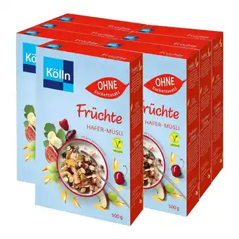 Netto Marken-Discount Kölln Knusper Früchte ohne Zucker Müsli 500 g, 7er Pack Angebot
