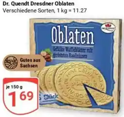 Globus Dr. Quendt Dresdner Oblaten Angebot