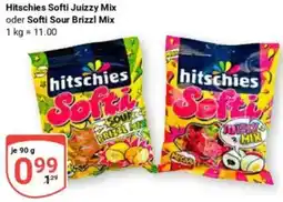 Globus Hitschies Softi Juizzy Mix oder Softi Sour Brizzl Mix Angebot