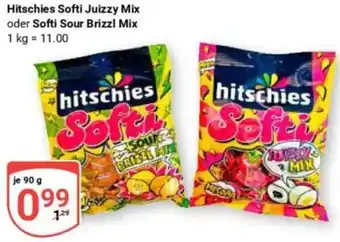 Globus Hitschies Softi Juizzy Mix oder Softi Sour Brizzl Mix Angebot