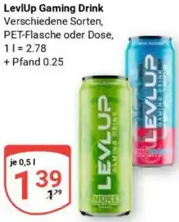Globus LevlUp Gaming Drink Angebot