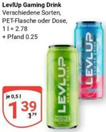 Globus LevlUp Gaming Drink Angebot