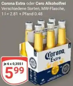 Globus Corona Extra oder Cero Alkoholfrei Angebot