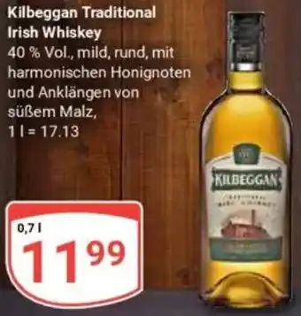 Globus Kilbeggan Traditional Irish Whiskey Angebot
