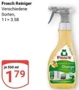 Globus Frosch Reiniger Angebot