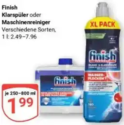 Globus Finish Klarspüler oder Maschinenreiniger Angebot