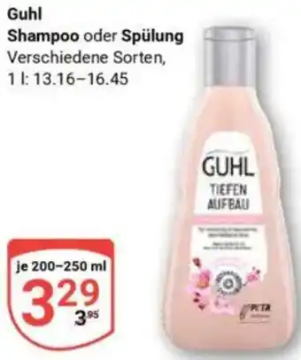 Globus Guhl Shampoo oder Spülung Angebot