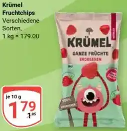 Globus Krümel Fruchtchips Angebot