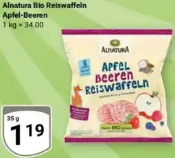 Globus Alnatura Bio Reiswaffeln Apfel-Beeren Angebot