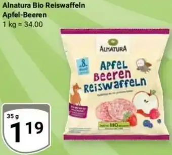 Globus Alnatura Bio Reiswaffeln Apfel-Beeren Angebot