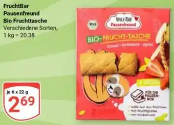 Globus FruchtBar Pausenfreund Bio Fruchttasche Angebot